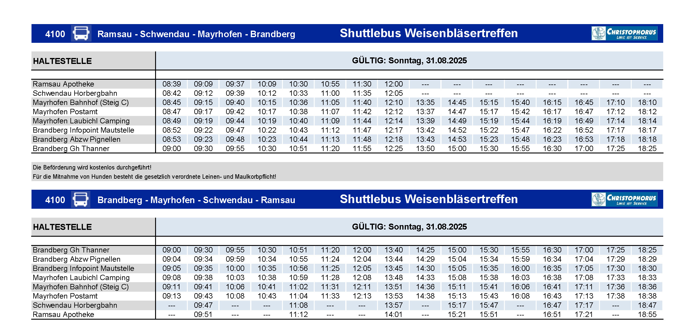 Fahrplan (pdf)